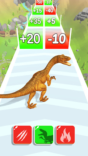 Dinosaur Evolution Runner Game mod apk dinheiro ilimitado  1.2 screenshot 1