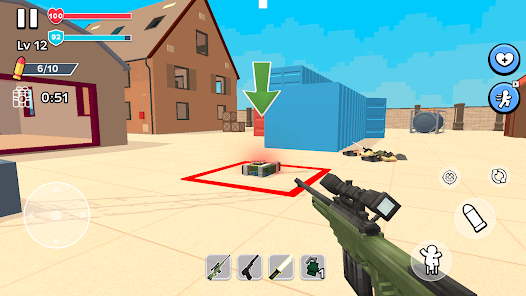 FPS Pixel Shooter Gun Games Grátis Download Jogo Completo  1.0 screenshot 2