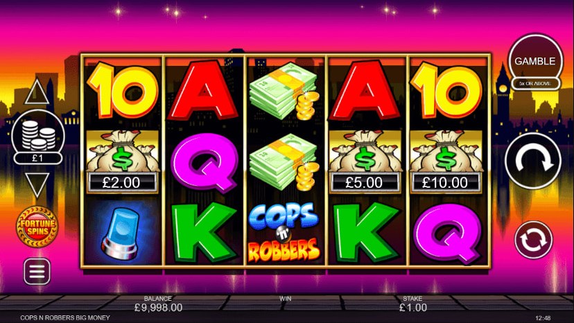 Cops and Robbers Bigger Big Money slot apk para android图片1