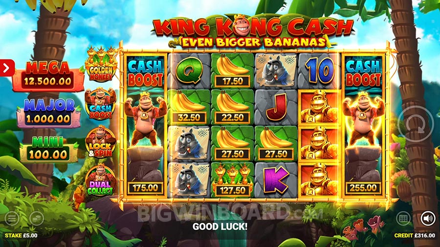 King Kong Cash Even Bigger Bananas Megaways slot apk para android  1.0.0 screenshot 2