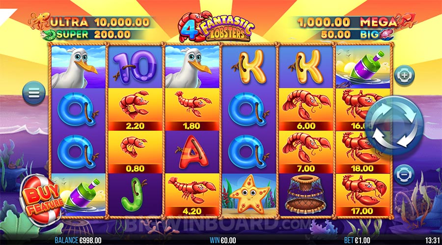 4 Fantastic Lobsters slot apk para android  1.0.0 screenshot 3