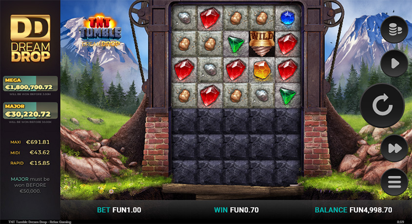 TNT Tumble Dream Drop slot apk para android图片1