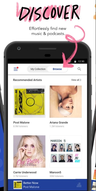 Pandora Music & Podcasts App Premium Desbloqueado图片1