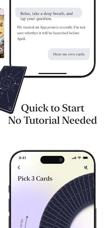 Quin AI Tarot Reader App para Android  2.0 screenshot 1