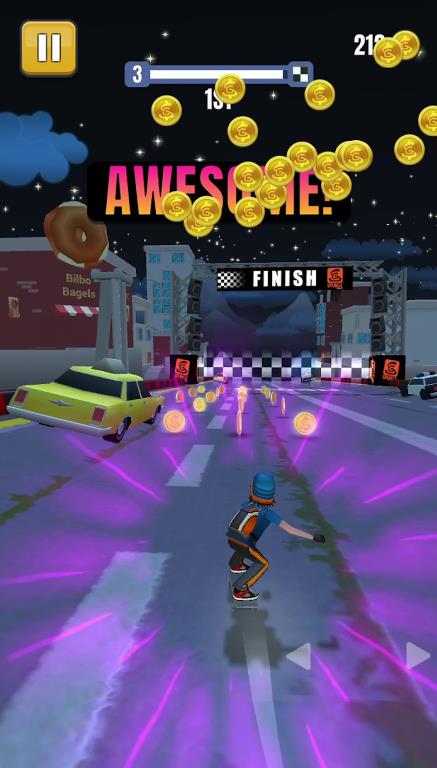 Faily Skater Street Racer Mod APK Dinheiro Ilimitado  1.18 screenshot 2