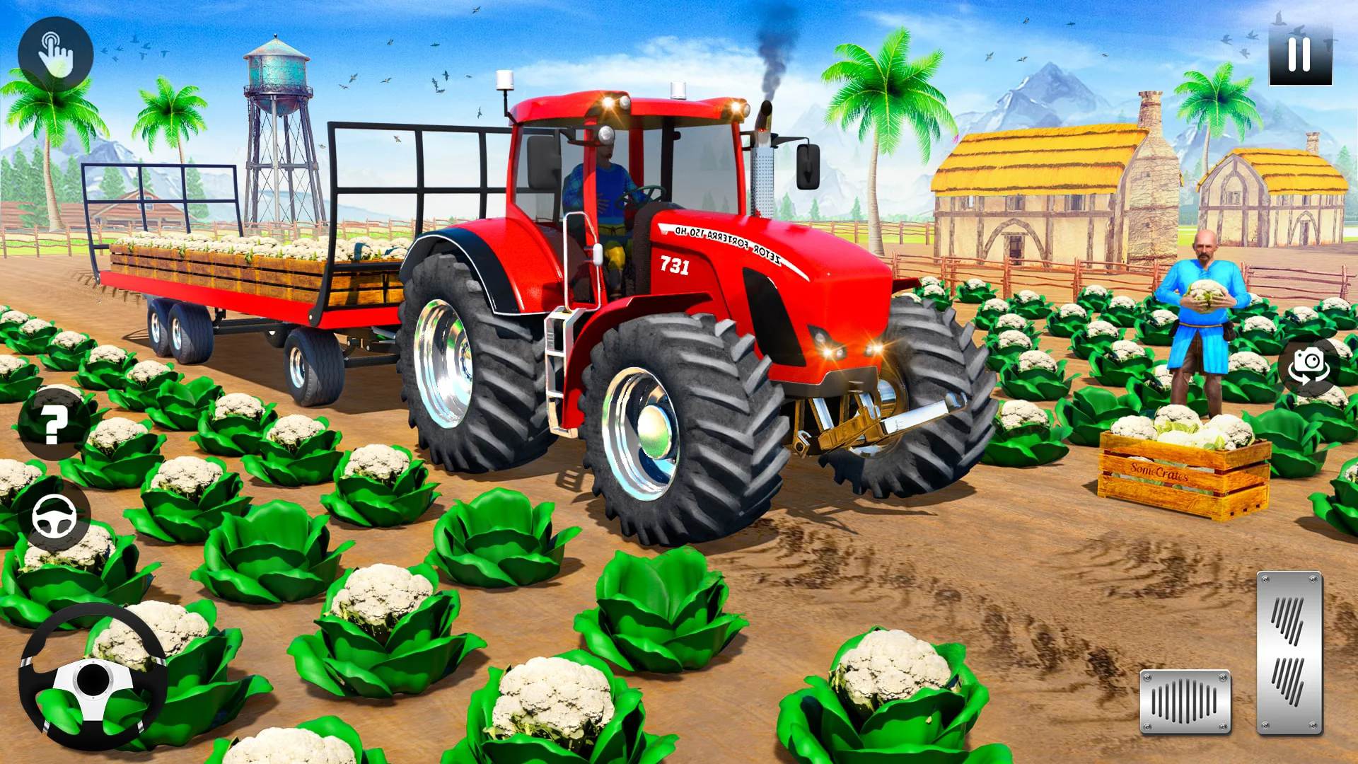 Real Farming Tractor Game 3D apk download para android  1.37 screenshot 2