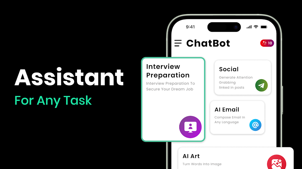 AI Chat Bot Writing Assistant  mod apk premium desbloqueado图片1