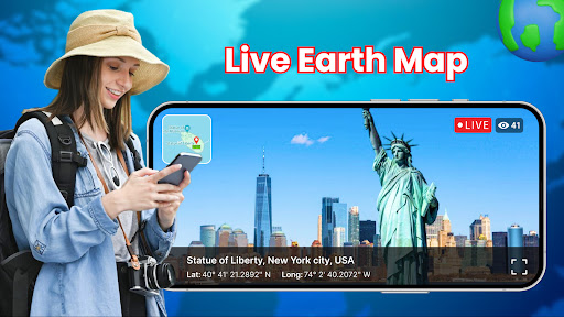 Live Earth Map & GPS Map Apk Versão mais recente  1.8.5 screenshot 2