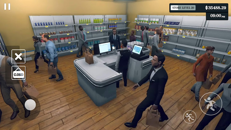 Supermarket Simulator mod apk 1.0.9 Dinheiro ilimitado e pedras preciosas  1.0.9 screenshot 1