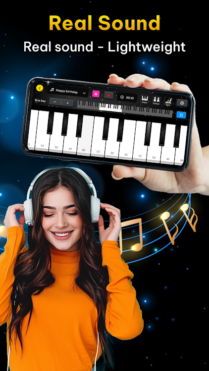 Piano Learn Real Keyboard mod apk premium desbloqueado图片2