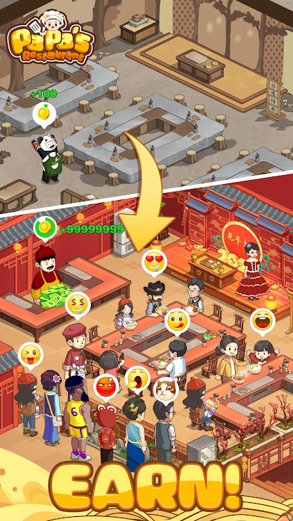 Papa＇s Restaurant Mod Apk Dinheiro Ilimitado  1.0.2 screenshot 3