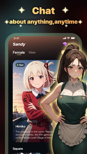 Sandy Anime Friend Chat mod apk premium desbloqueado última versão  1.0.5 screenshot 2