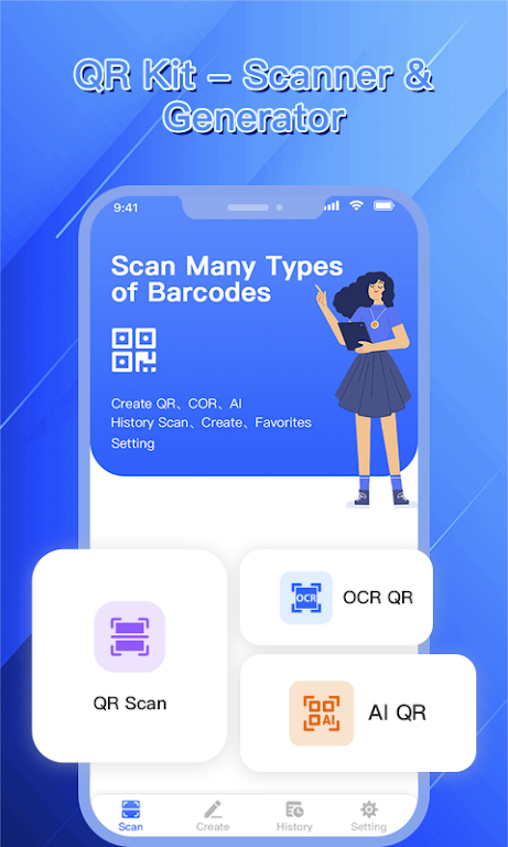 QR Kit Scanner Generator apk última versão  1.2.3 screenshot 2