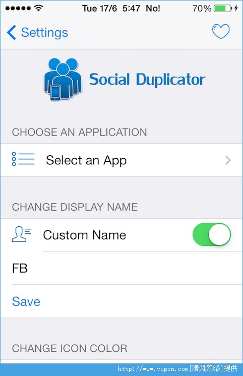 Social Duplicator IOS7Ӧùͼ1